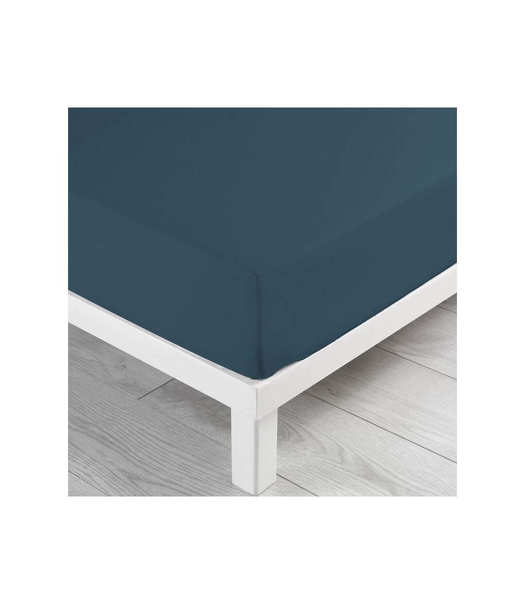Drap Housse Lina 160x200cm Bleu Nuit