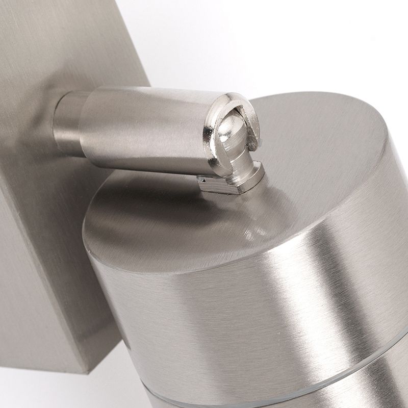 Buitenwandlamp staal IP44 draai- en kantelbaar - Solo
