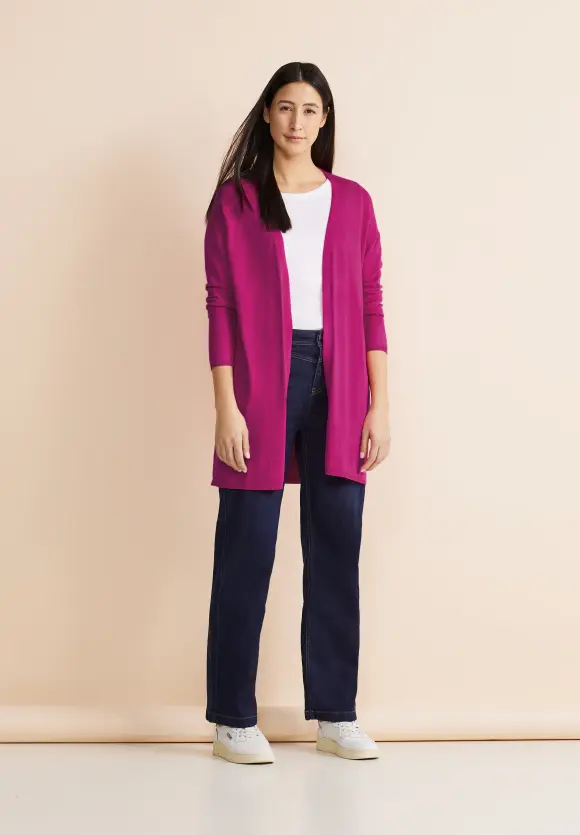 Langer Cardigan - smell of rose