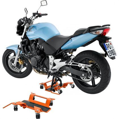 Lève moto HI-Q TOOLS à roulette pour béquille centrale Universel