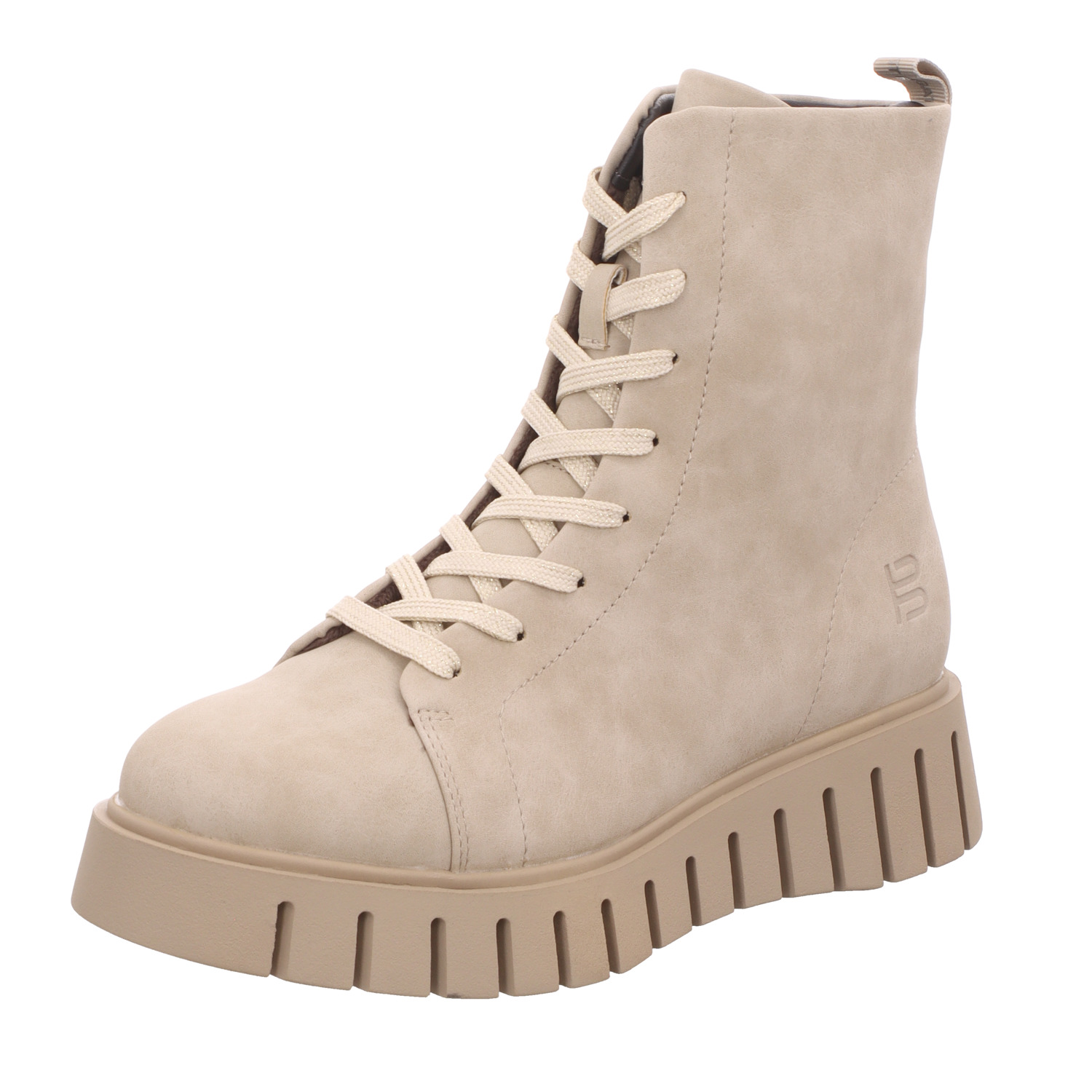 Bagatt Damen-Schnürstiefelette Beige