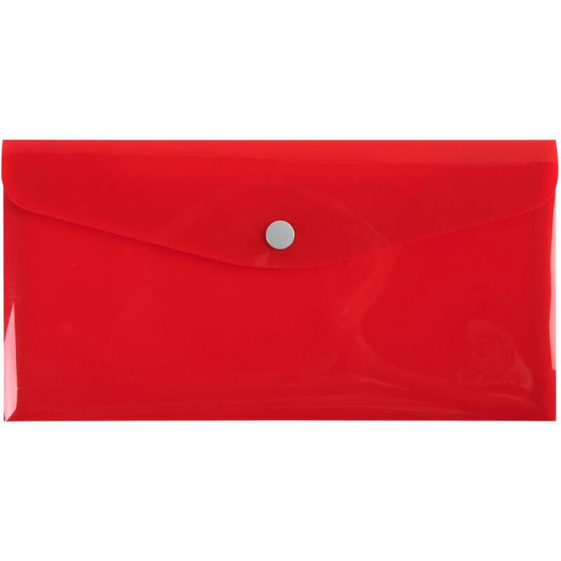 Pochette pression Iderama en polypropylène - Couleurs assorties