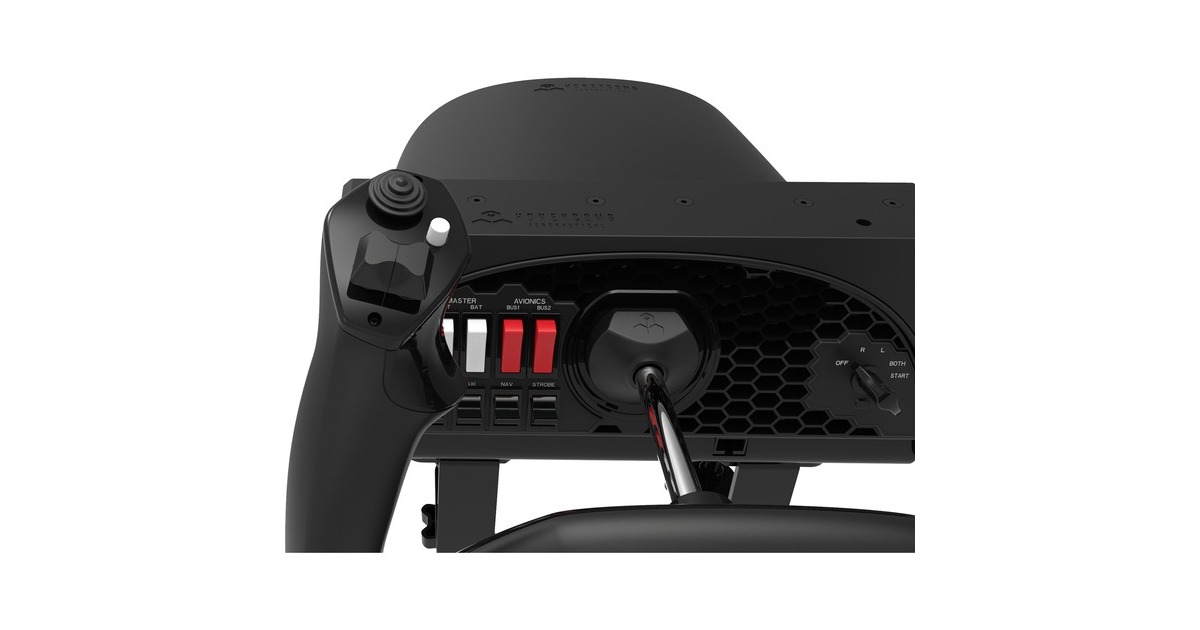 Honeycomb AeronauticalAlpha Flight Controls gaming yoke  (Zwart/rood)