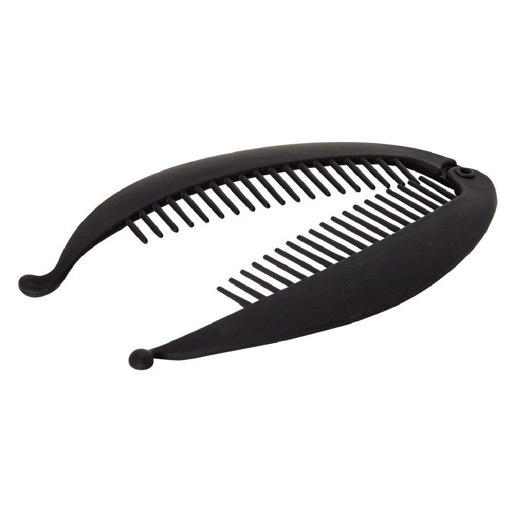 Pince à cheveux banane L.14 cm noir