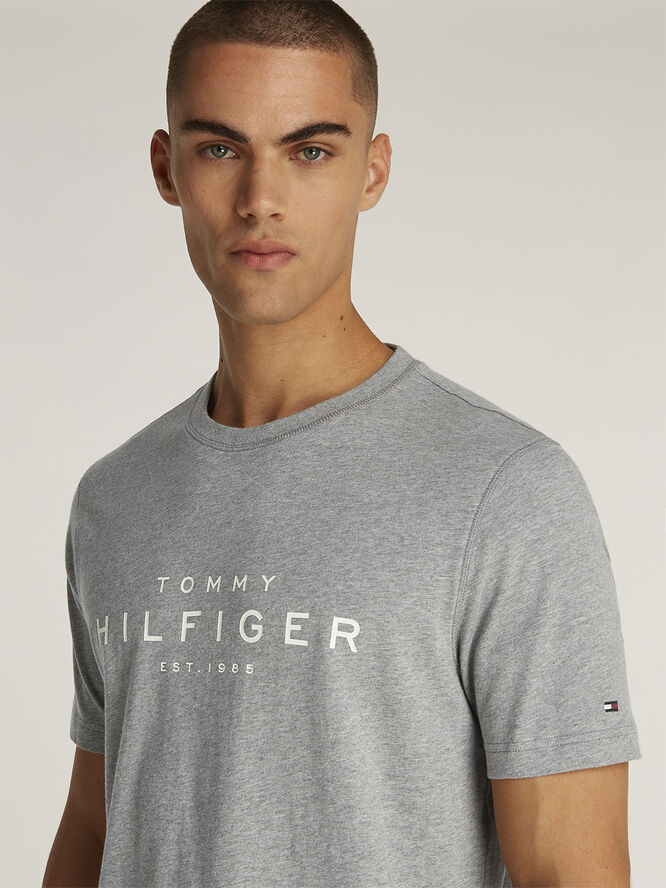 Tommy Hilfiger BIG HILFIGER TEE Medium grey heather