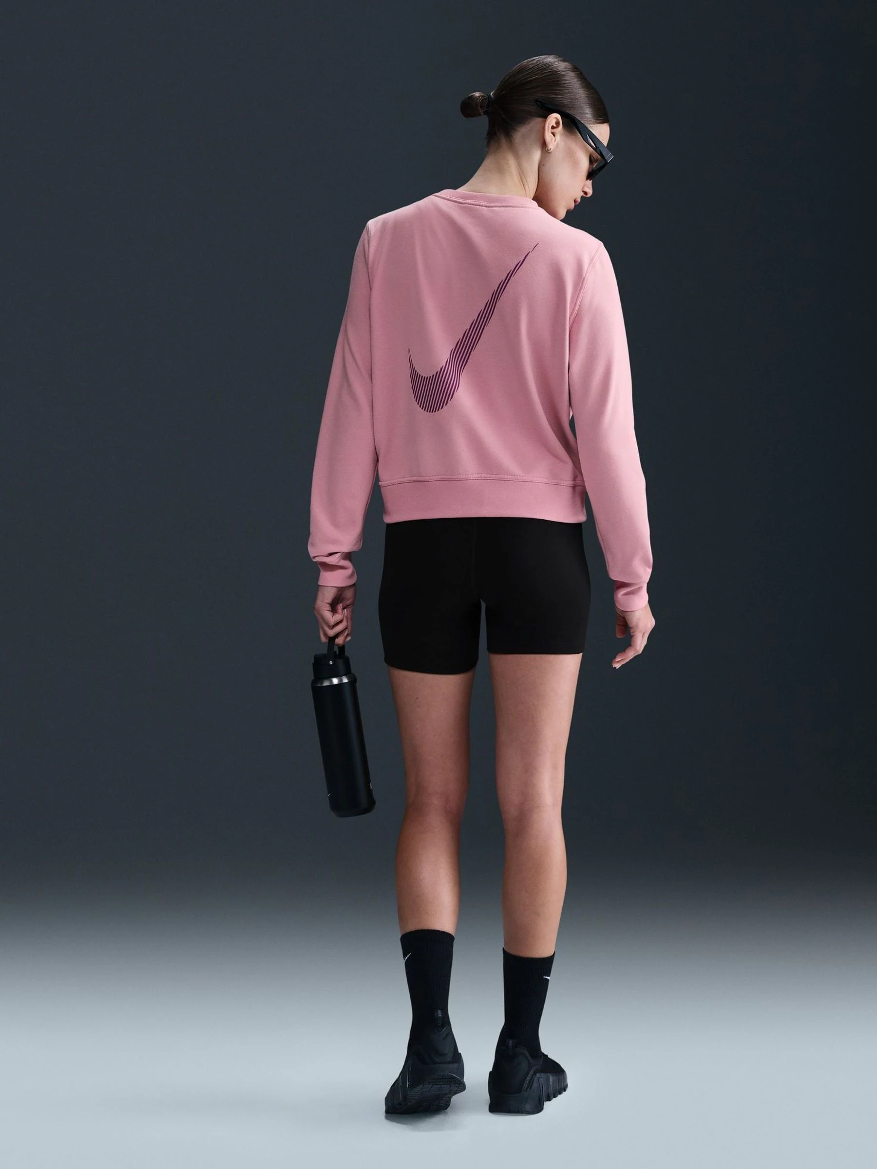 Elemental roze - Nike One Dri-FIT Crew Neck Sweatshirt