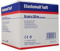 Elastomull haft 20 m x 8 cm 1 Stuk