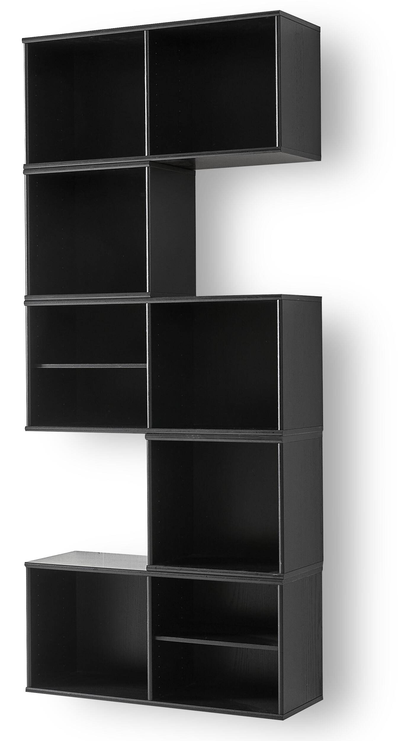 Mistral Classic Reolopstilling med 5 moduler sort
