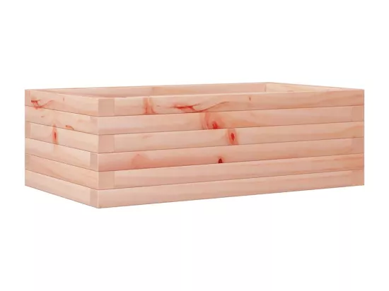 Jardinière bac lit surélevé bois marron 70 x 40 x 23 cm 02_0037772