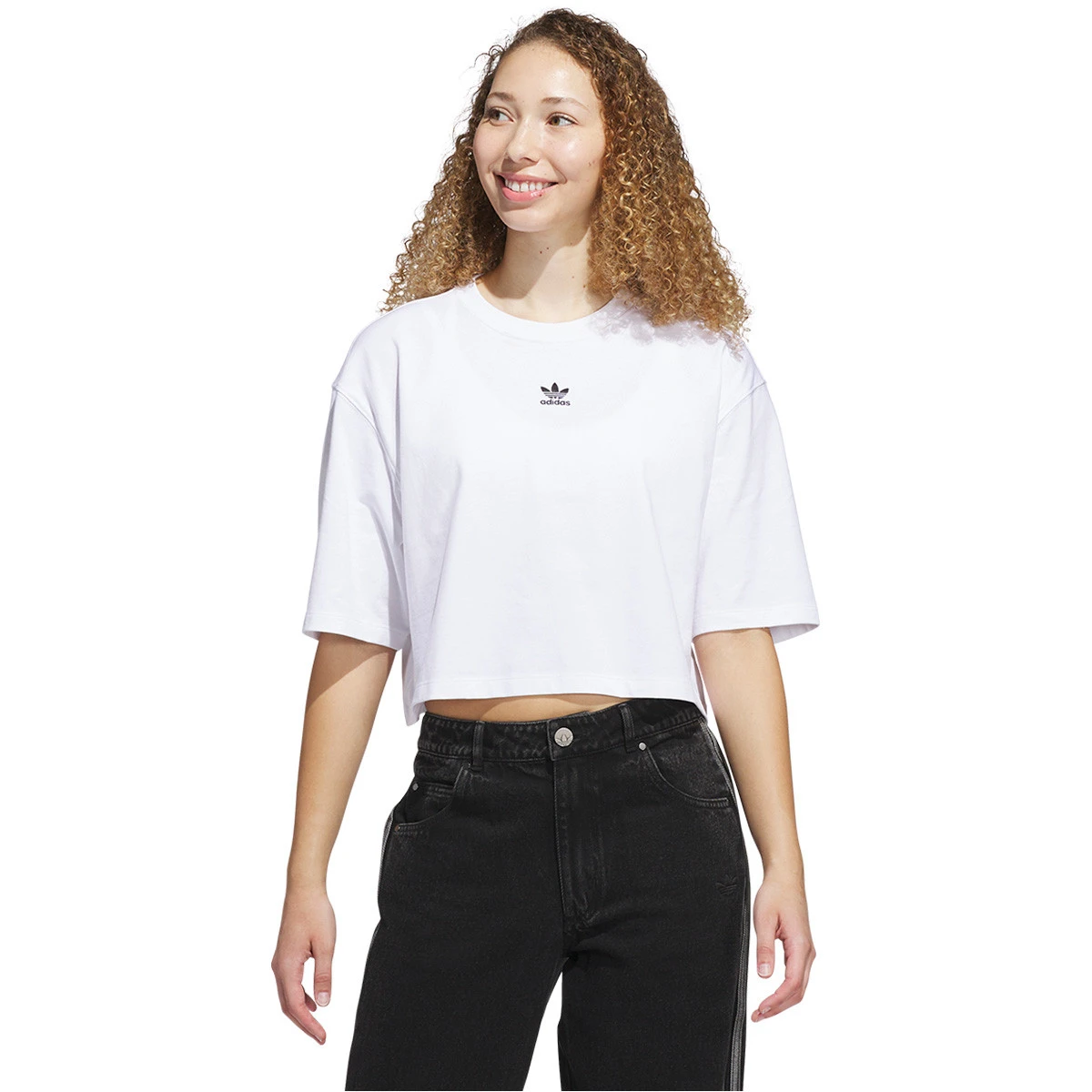 T-Shirt adidas Ess Crop Mulher
