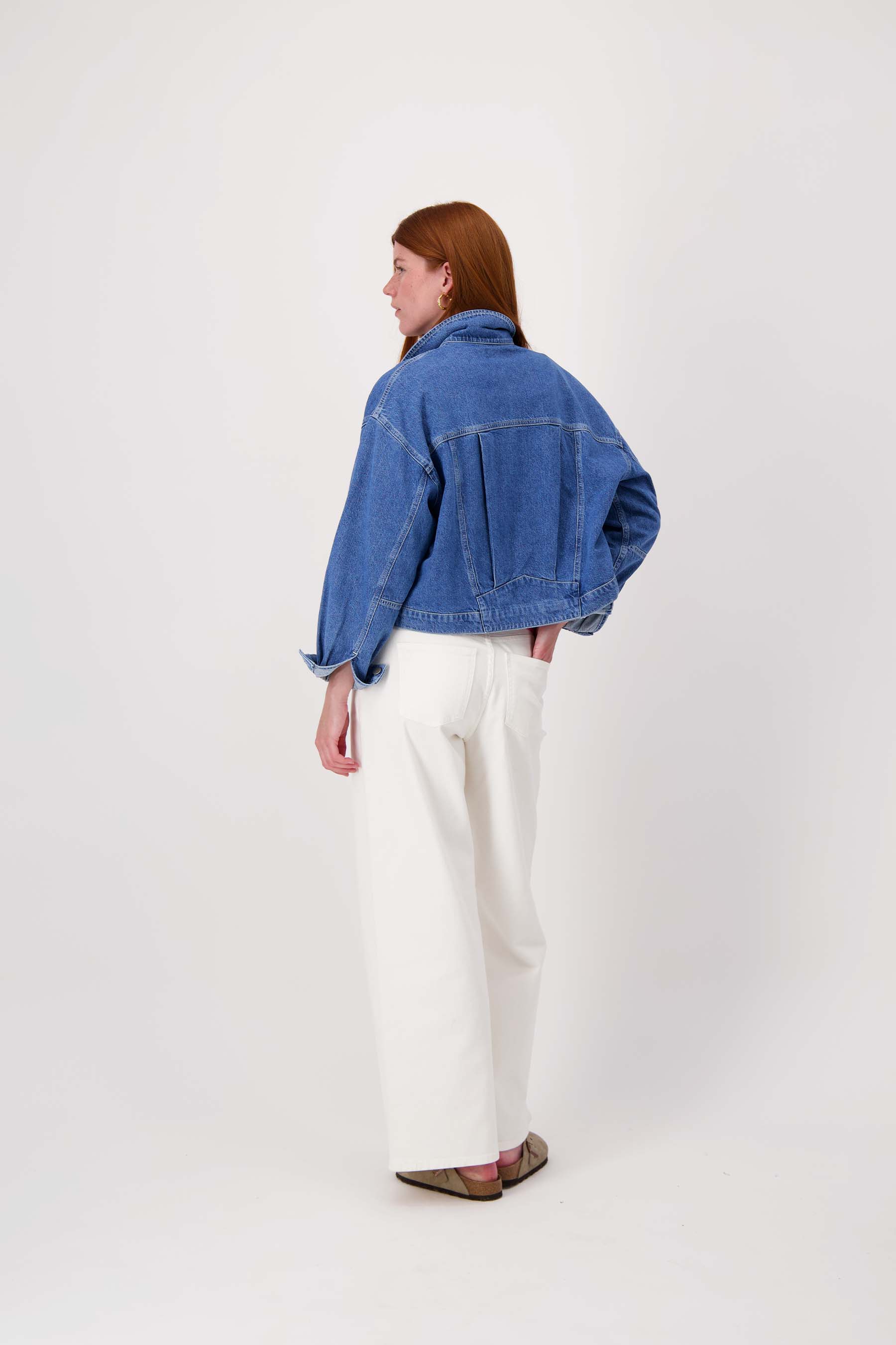boxy denim jack