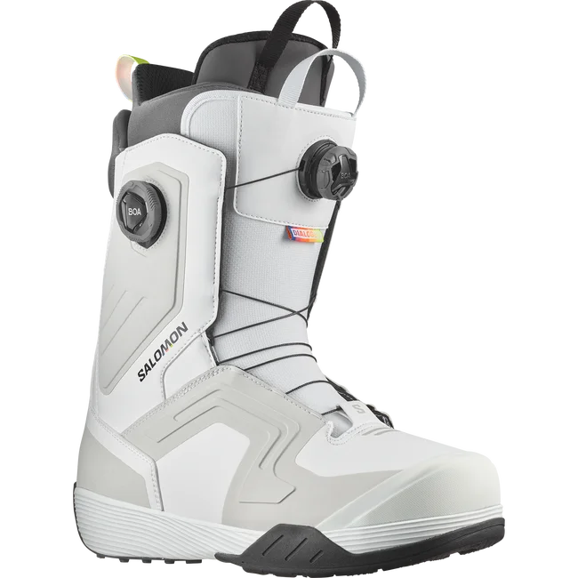 DIALOGUE DUAL BOA®  Boots de snowboard pour homme White/GreyPinstripe/Black