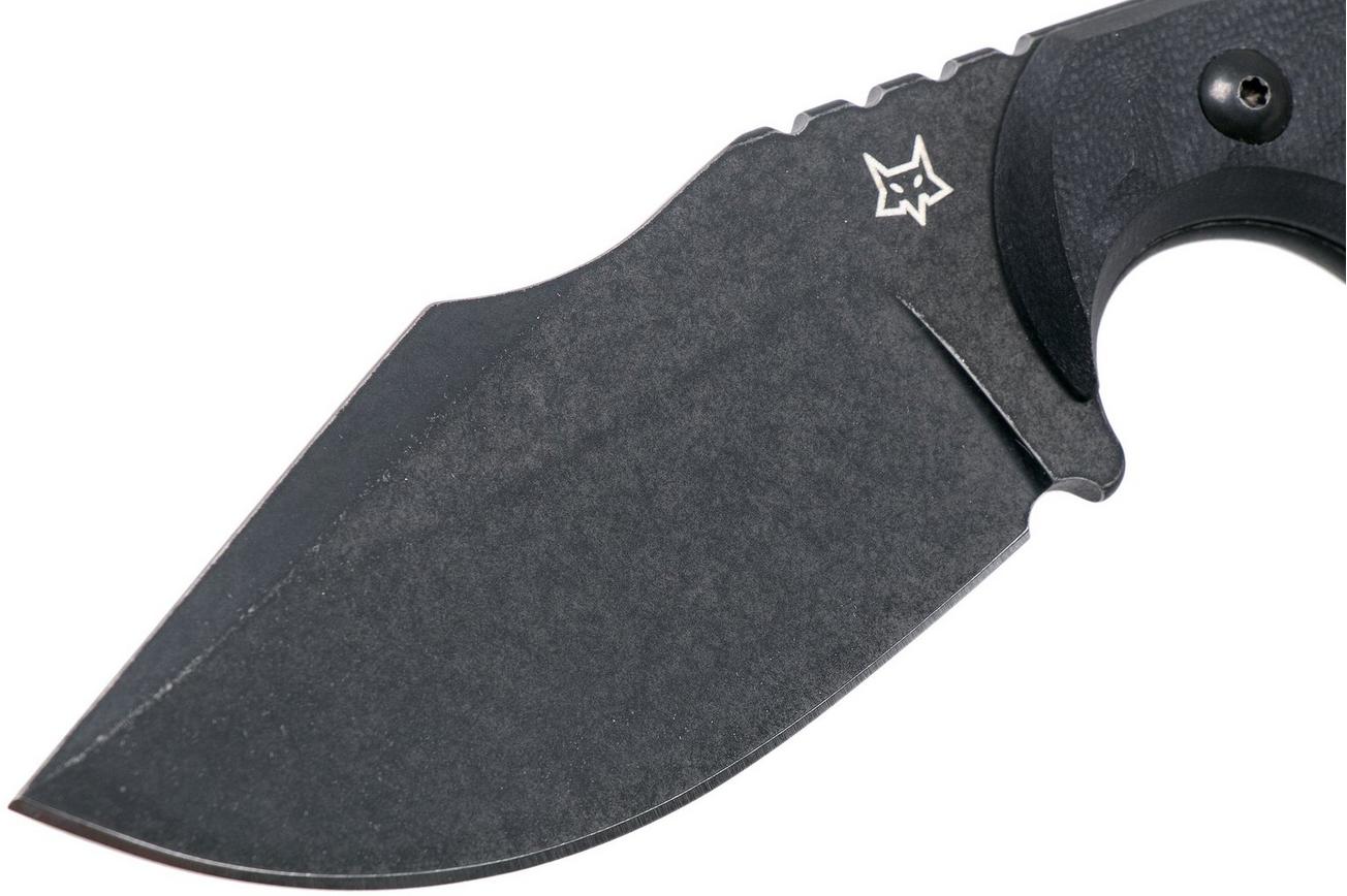 Fox Knives Monkey Thumper FX-633 Black G10 vaststaand mes, Ken Vehikite design