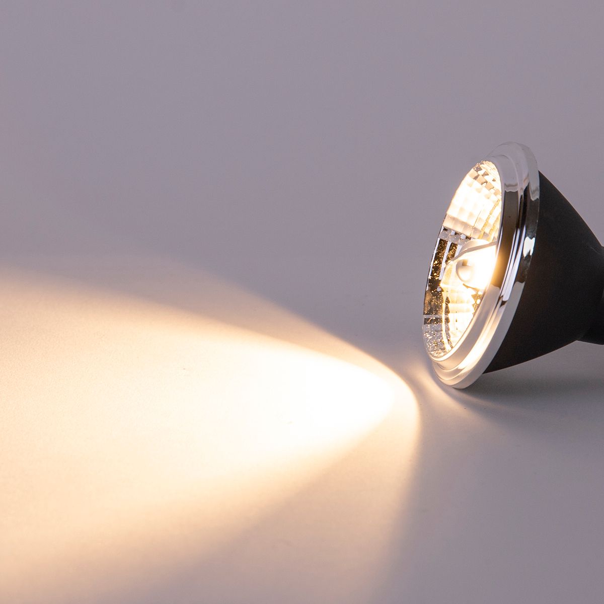 Set van 5 GU10 dimbare LED lamp AR70 6W 450 lm 2700K