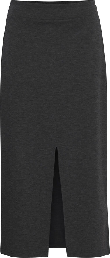 ICHI IXKATE LONG SK Dark grey melange