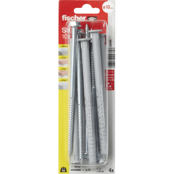 Fischer Constructieplug SXRL 10x160mm met zeskantschroef 4 stuks