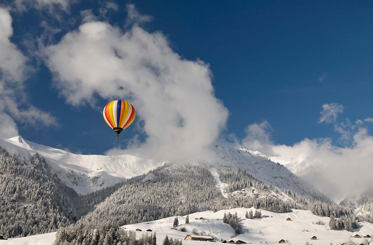 Ballonfahrt Winterzauber Oy Mittelberg