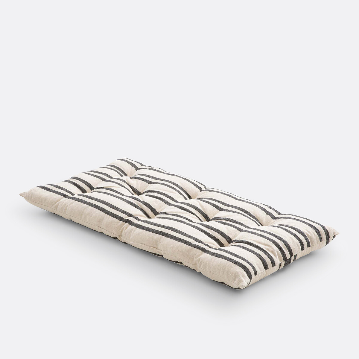 LA REDOUTE INTERIORS<br>Colchão listrado para chão, 120 cm, Minille