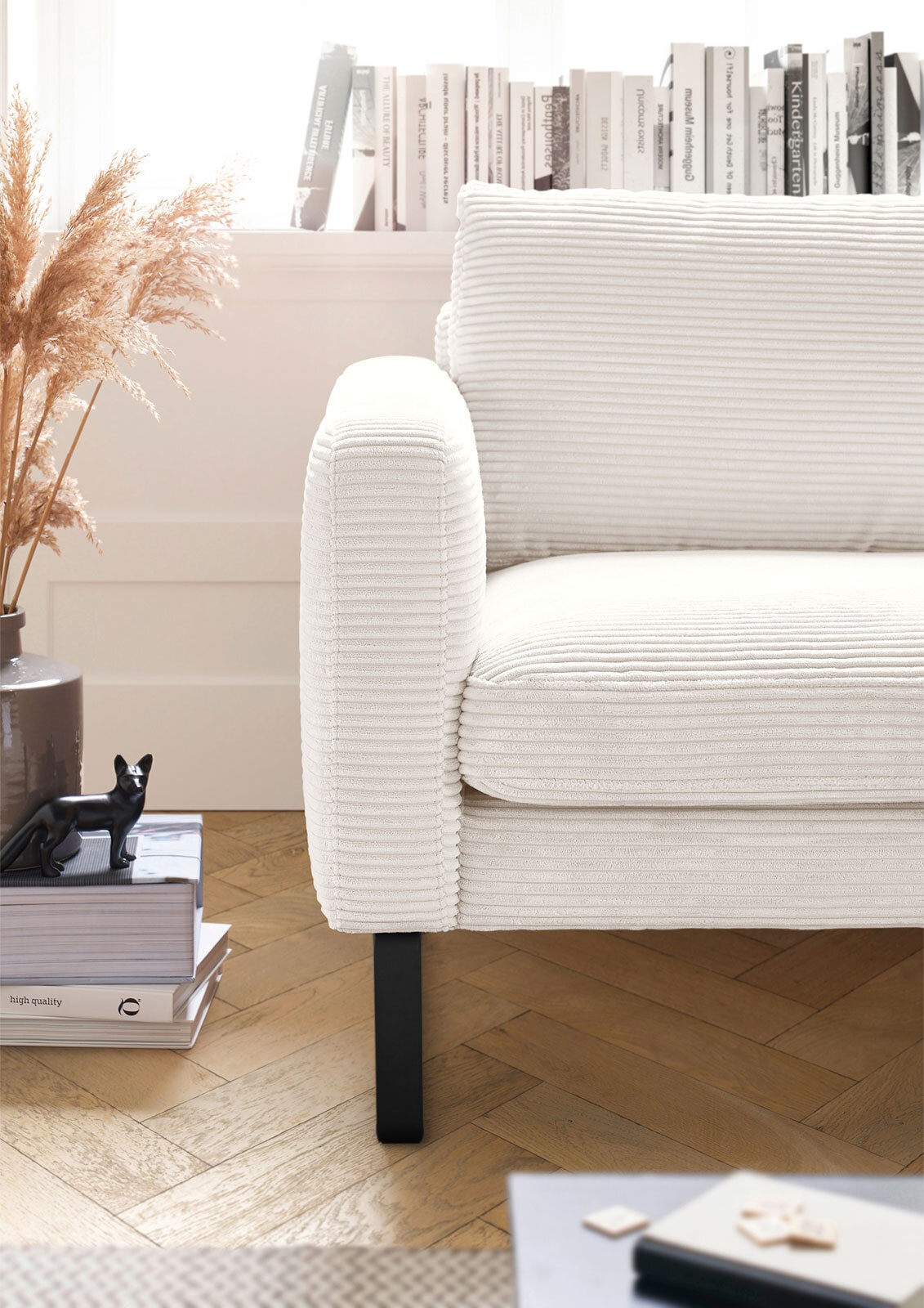 Ole Gunderson Ecksofa ROMA 298 x 154 cm Cord snow