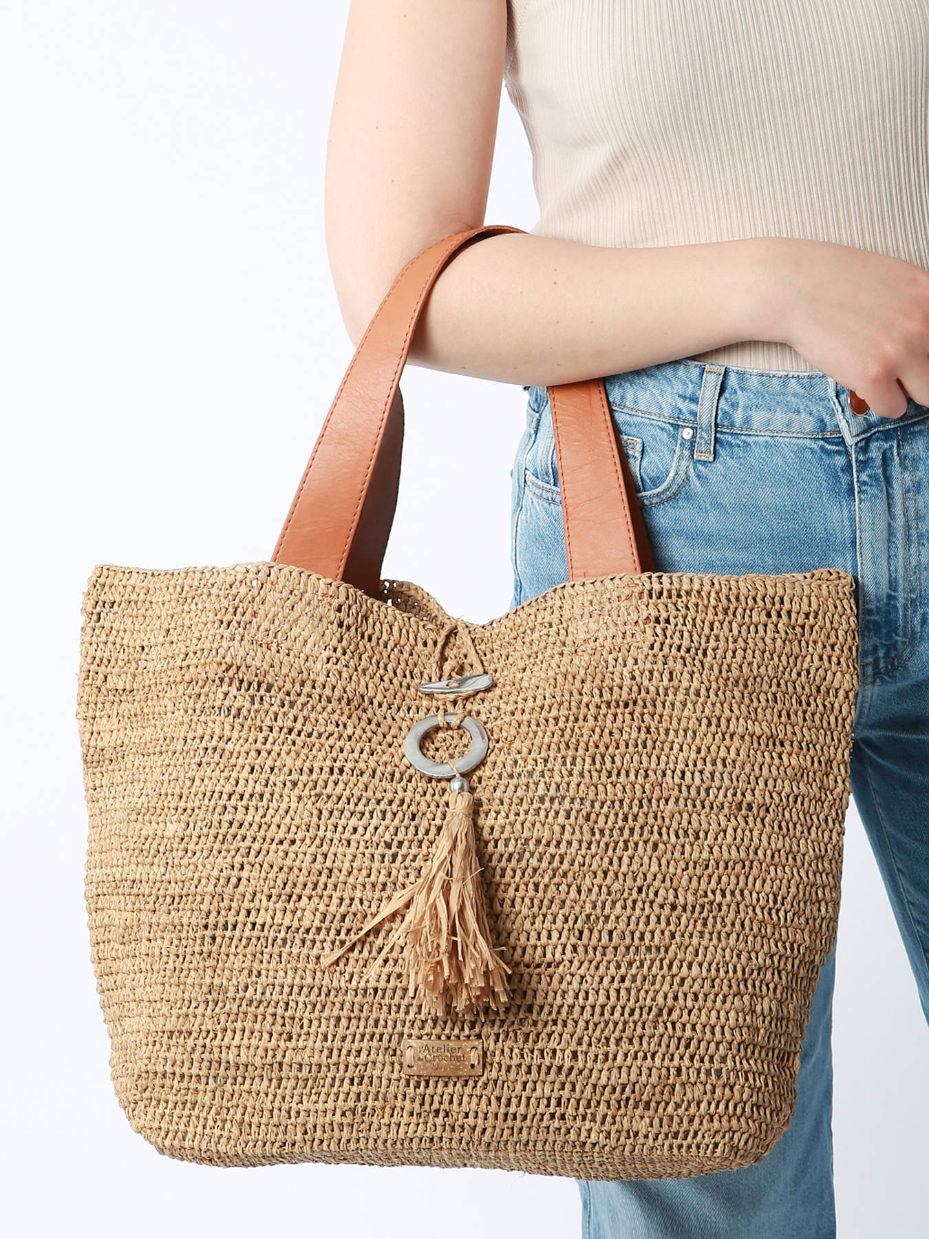 Sac port paule L'atelier du crochet LE VOYAGE EN PANIER