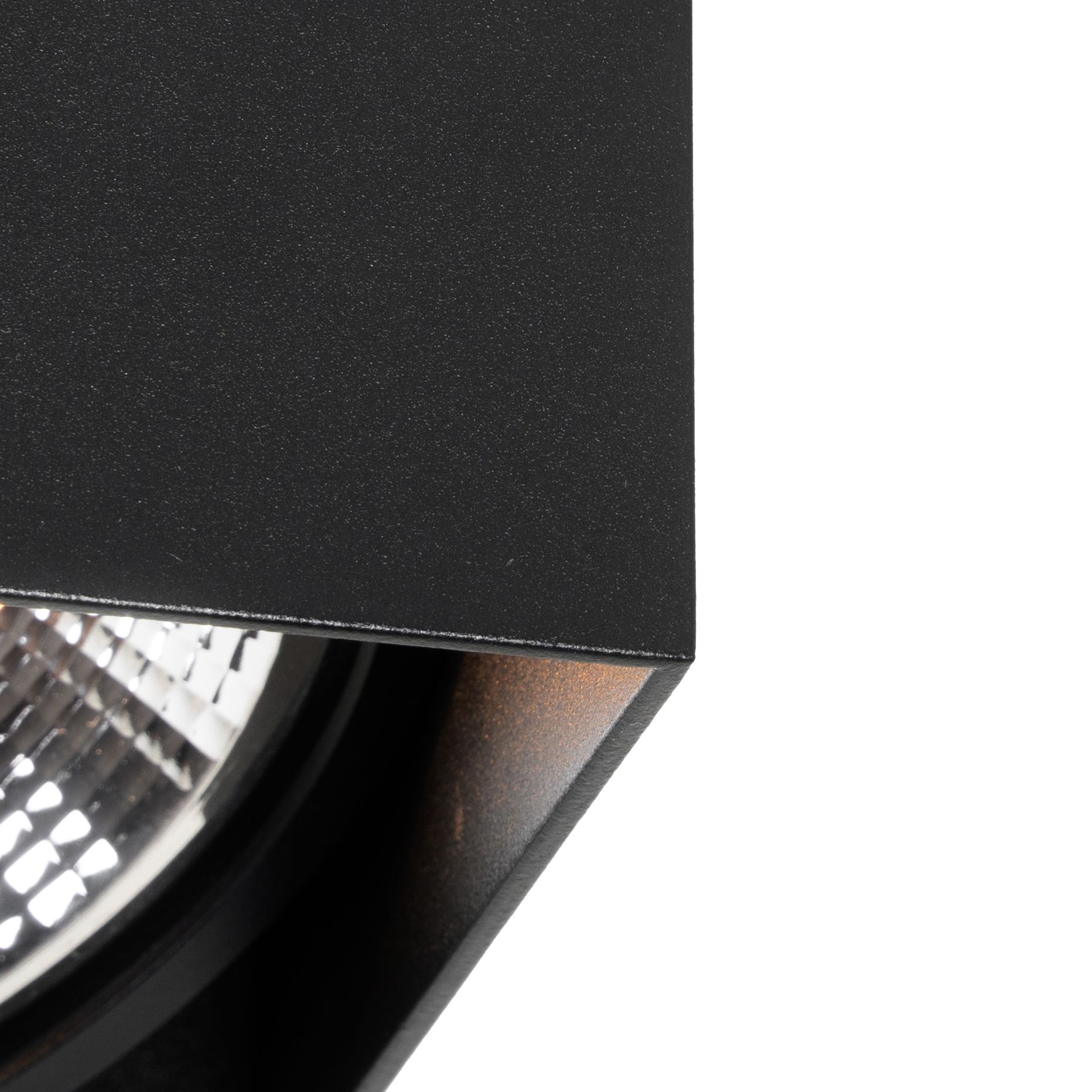 Design spot zwart vierkant AR111 - Box