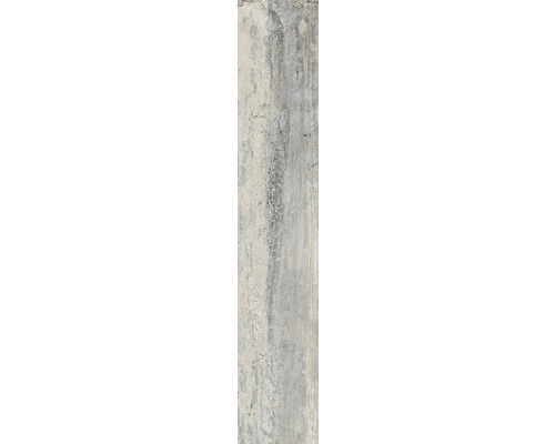 Porseleinen steengoed wand- en vloertegel Notta Zilver 11 x 60 x 0,8 cm mat