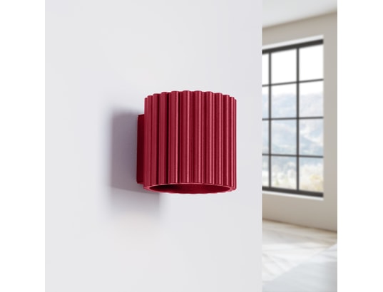 SOLLUX LIGHTING - Applique aura bordeaux g9