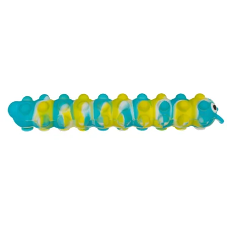 Out of the Blue Raupe Fidget Pop N´ Stick, 1Stück, 4-fach sortiert