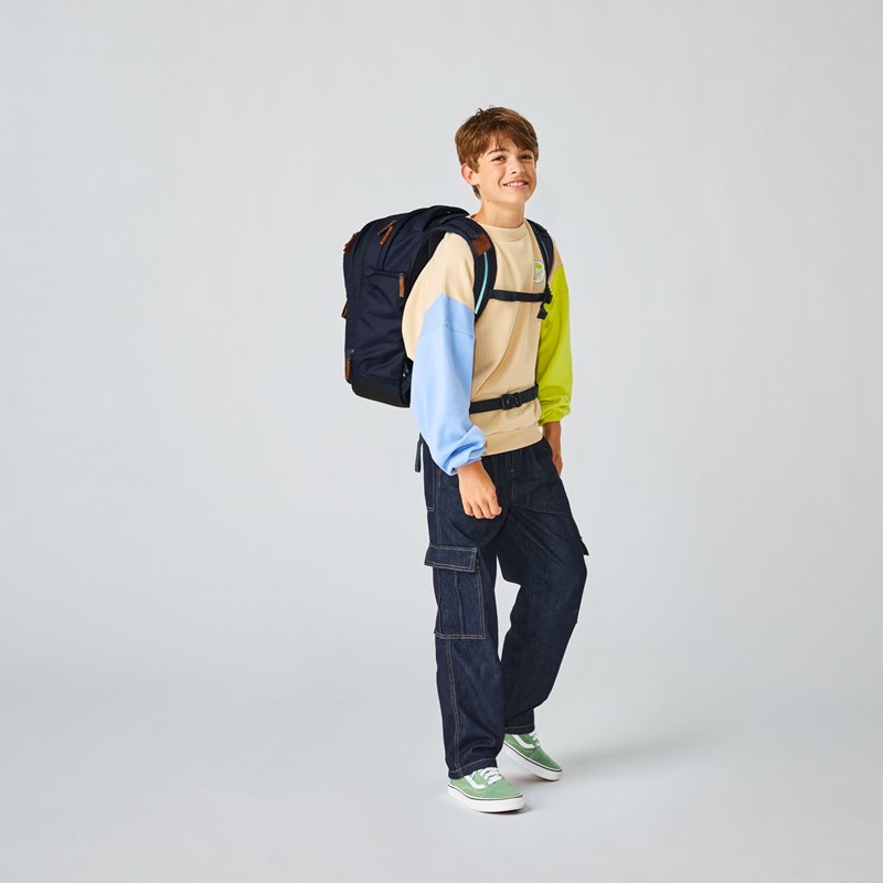 Satch<br>Skoletaske Match Nordic Blue