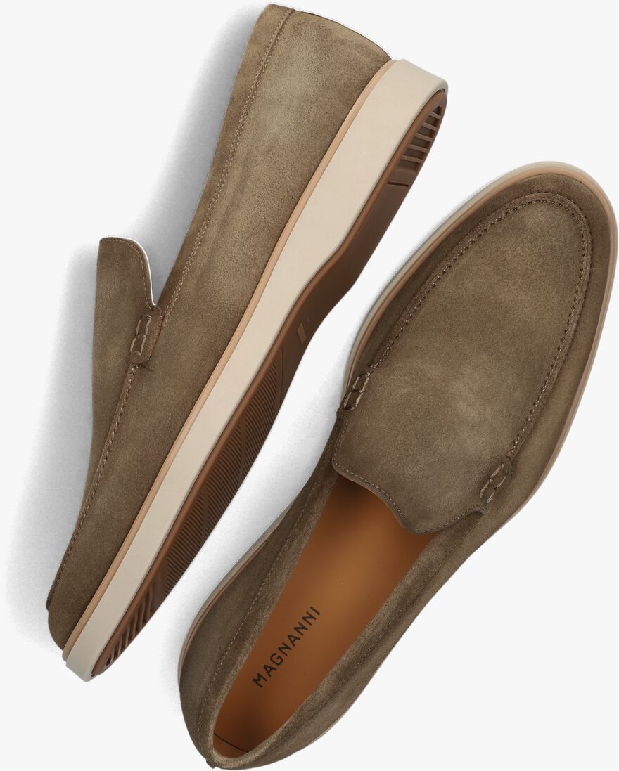 taupe magnanni loafers 25117