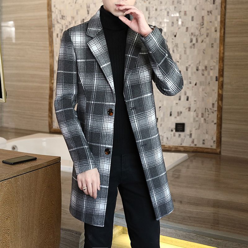 Bay Go Mall - Geruite trenchcoat
