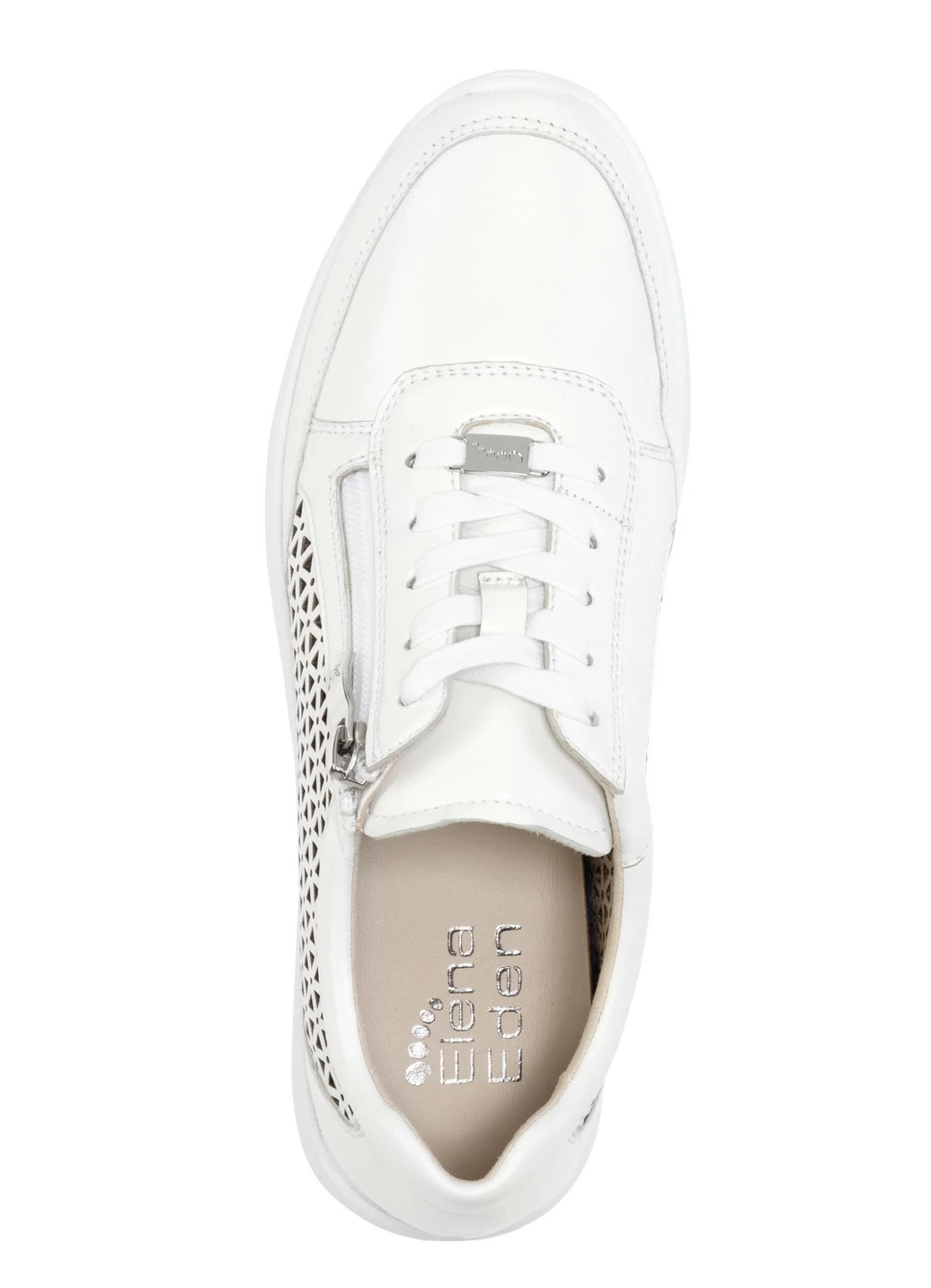 ELENA EDEN Sneaker aus luftig perforiertem Nappaleder