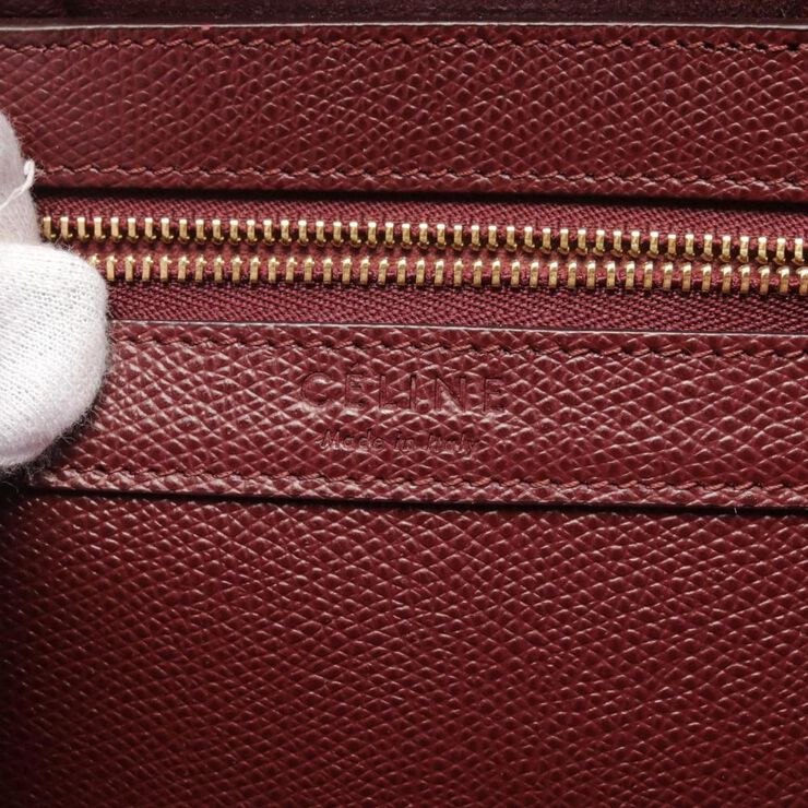 Celine Vintage Celine Handbag Burgundy