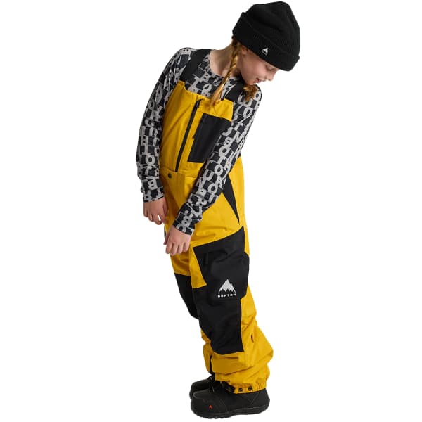 Pantalon snowboard BURTON KD GORE POWLINE BIB GLDROD/TRUBLK
