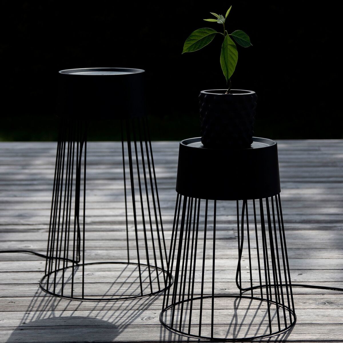 Koster Gulvlampe IP44 60 cm, svart