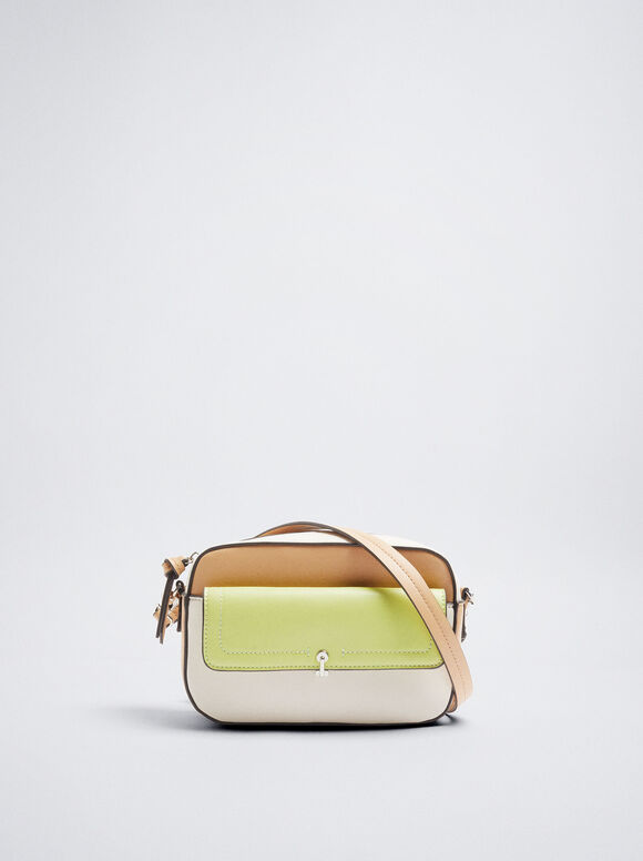 Bolso Badolera Color Block - Amarillo