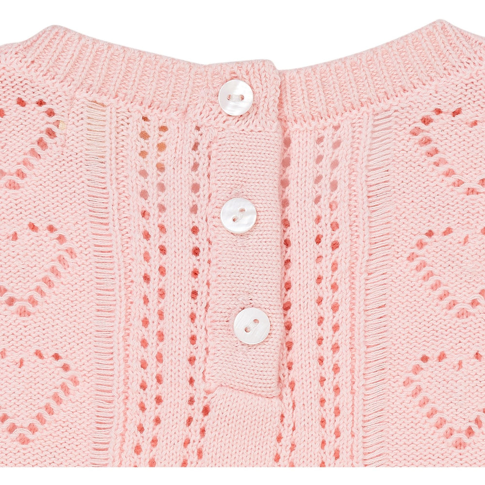 Køb COPENHAGEN COLORS Ballerina Comb. Strik Pointelle T-shirt