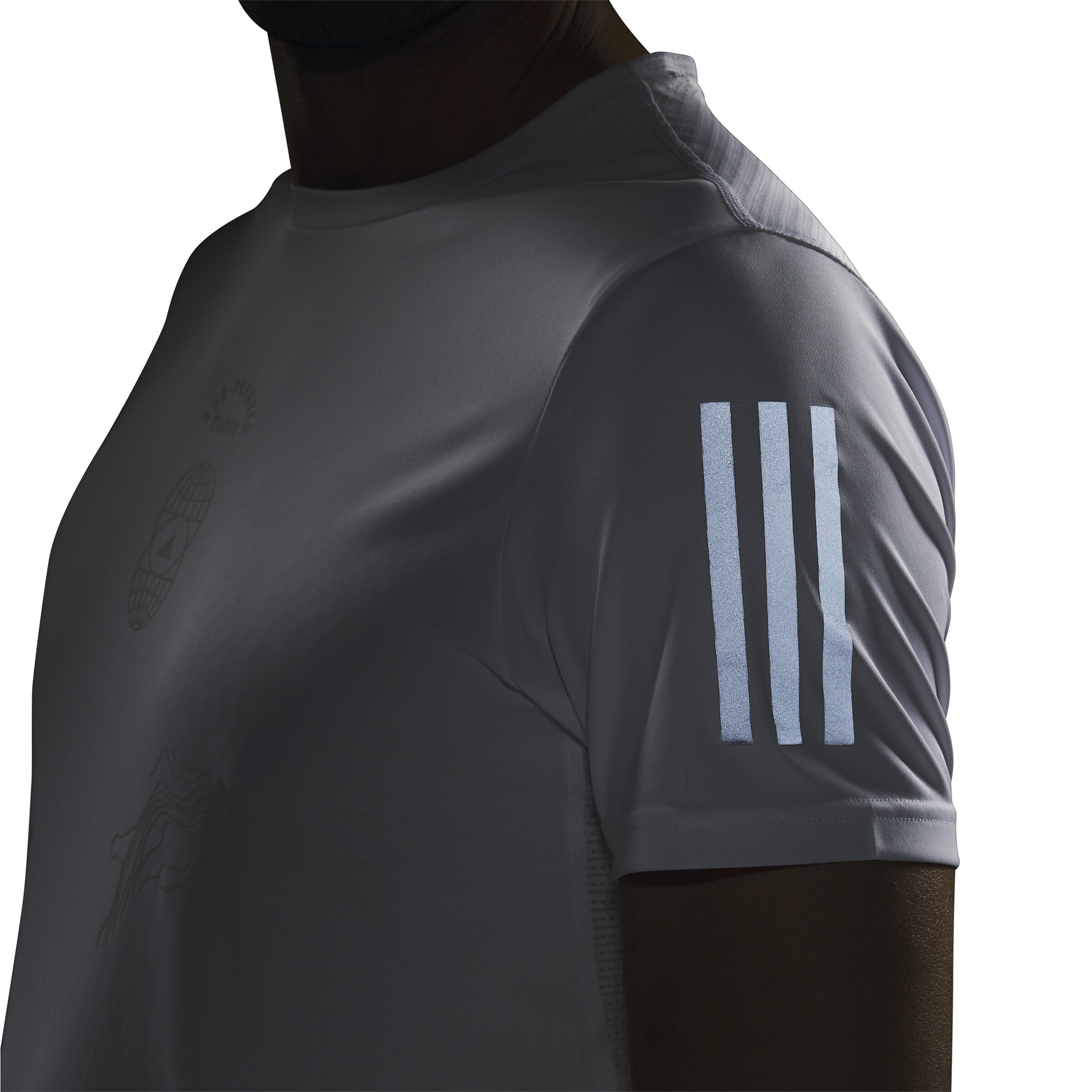 adidas RFTO Maillot De Course Hommes - Blanc