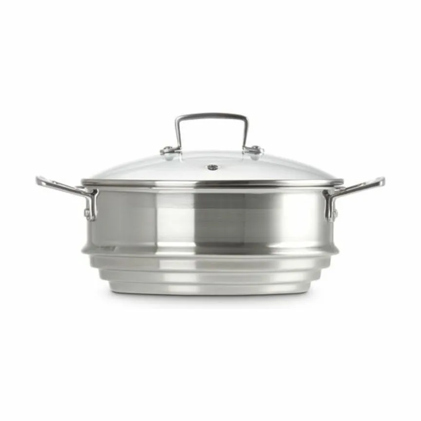 Le Creuset Multidampindsats m. glaslåg