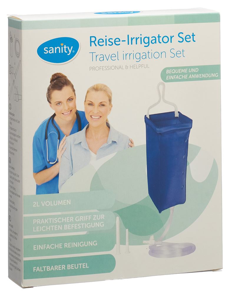 SANITY Irrigator Reise Set komplett<br>1 Stück, Beutel, 2L