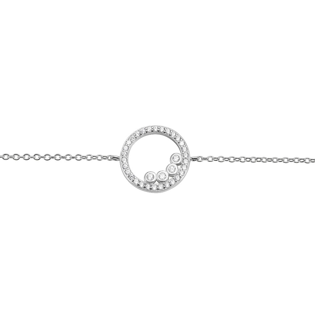 Bracelet Argent Ursine Oxydes De Zirconium