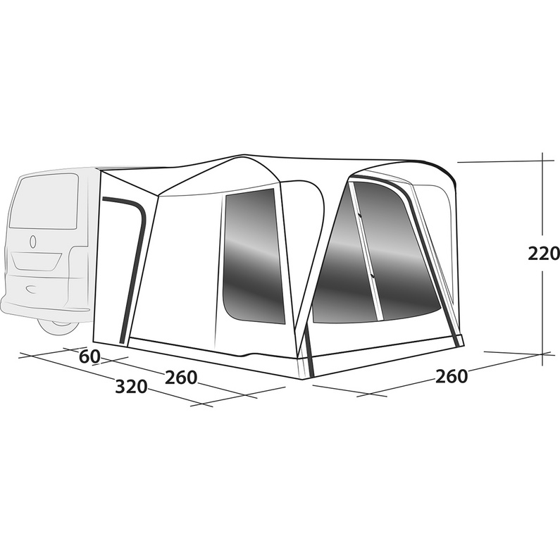 Outwell Milestone Shade Vorzelt