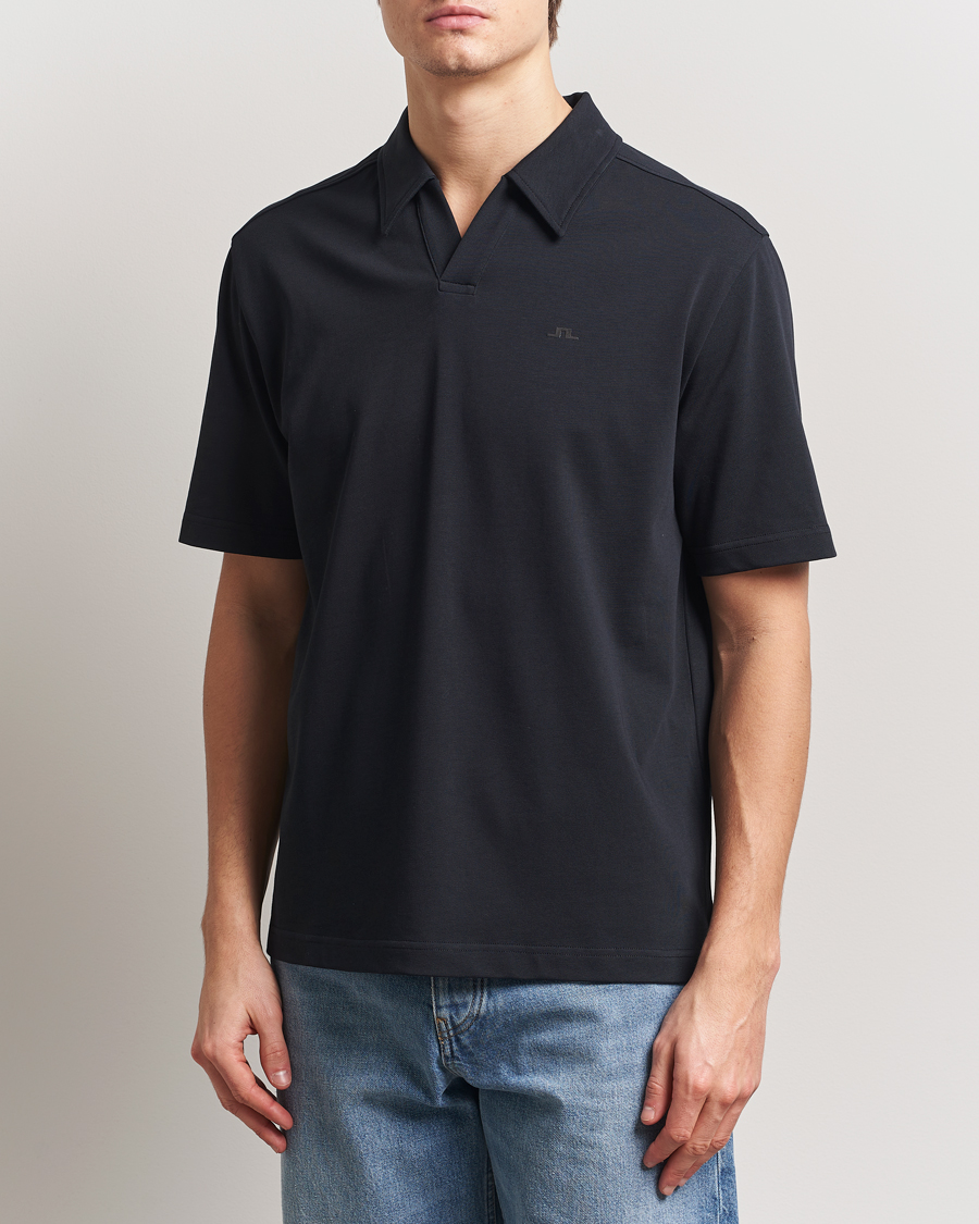 J.Lindeberg Roy Relaxed Polo Pique Black
