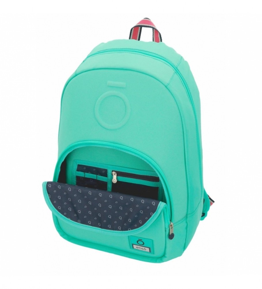 Enso Mochila con carro Basic -32x46x15cm- Turquesa
