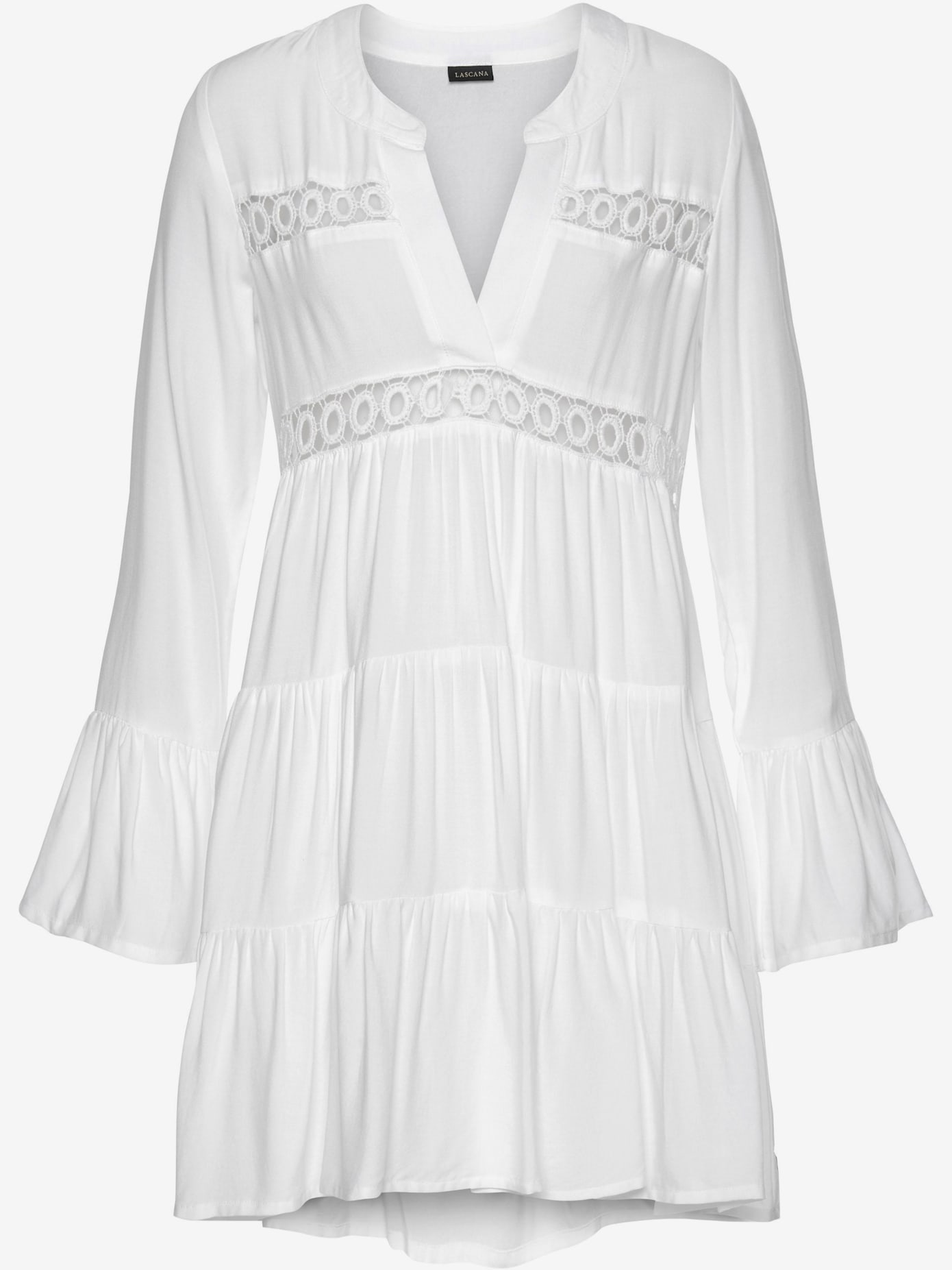 Chemisier long robe caftan courte à encolure en v