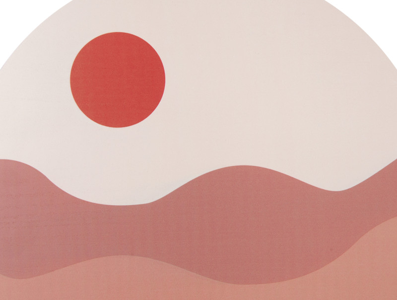 Wall Art Sunset PT3891BR Clay brown