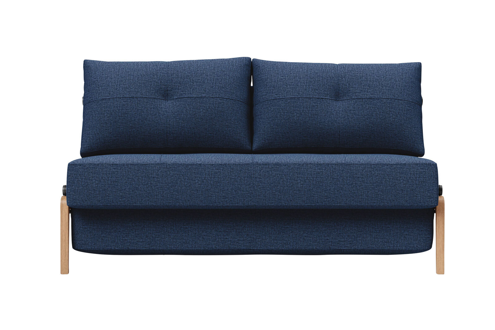 INNOVATION LIVING Schlafsofa KAROI Eiche natur /Mixed dance blue