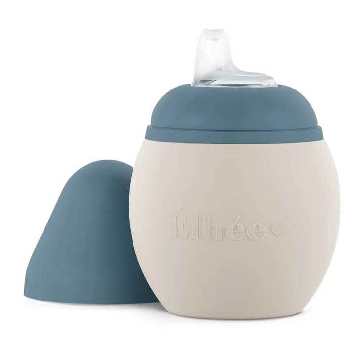 Elhée Gourde d'apprentissage Bubble | Bleu gris