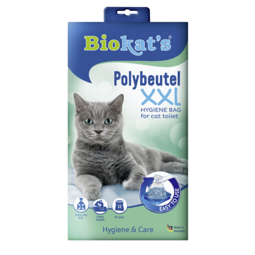Biokat's Wegwerp Polyzak XXL12 stuks