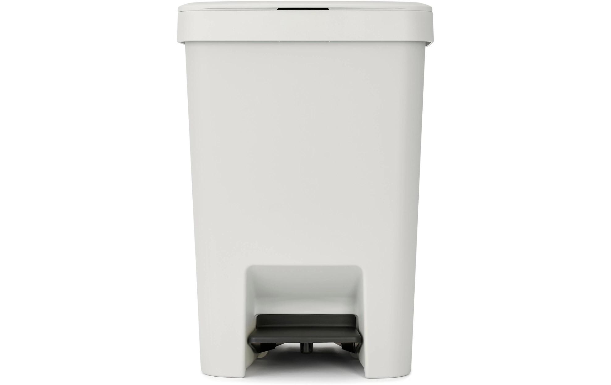 Recyclingbehälter StepUp 25 l, HellgrauTreteimer für Recyclingmaterialien